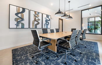 Conference room and business center